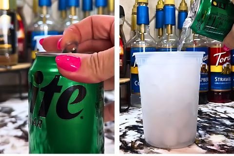 Pour in the Sprite