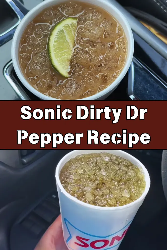 Sonic Dirty Dr Pepper Drink