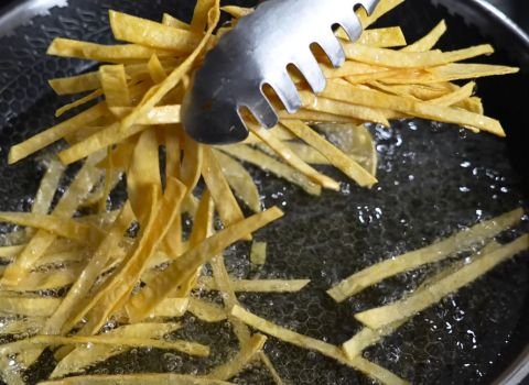 Make Crispy Tortilla Strips