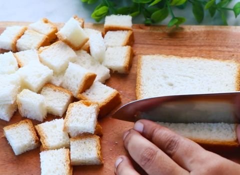 Cut the bread