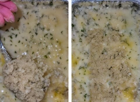Bake the dip