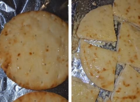 Make the naan chips