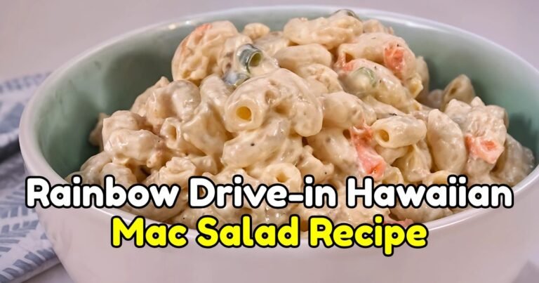 Rainbow Drive-in Hawaiian Mac Salad Recipe