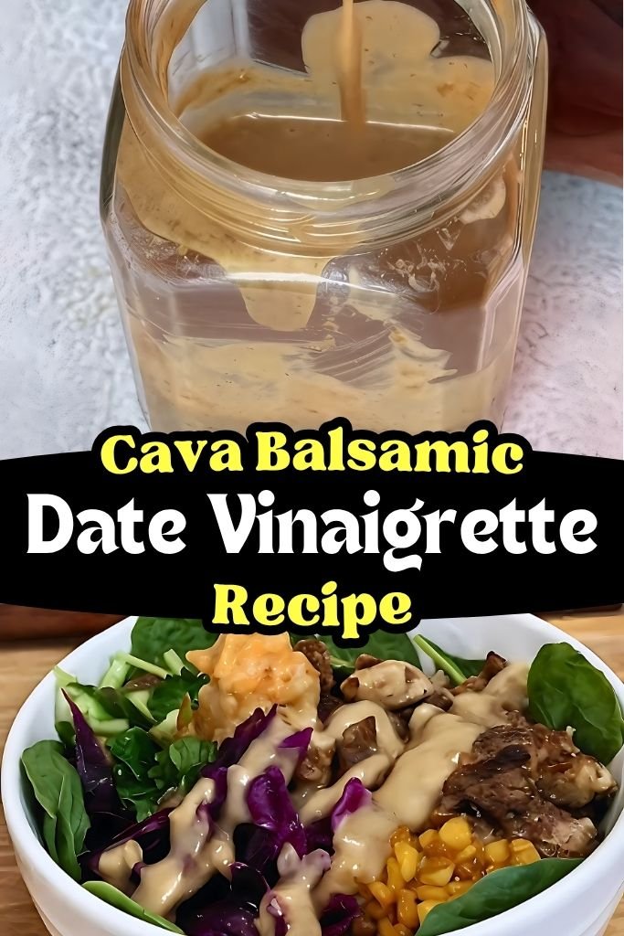 Cava Balsamic Date Vinaigrette