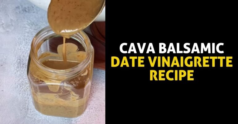 Cava Balsamic Date Vinaigrette Recipe