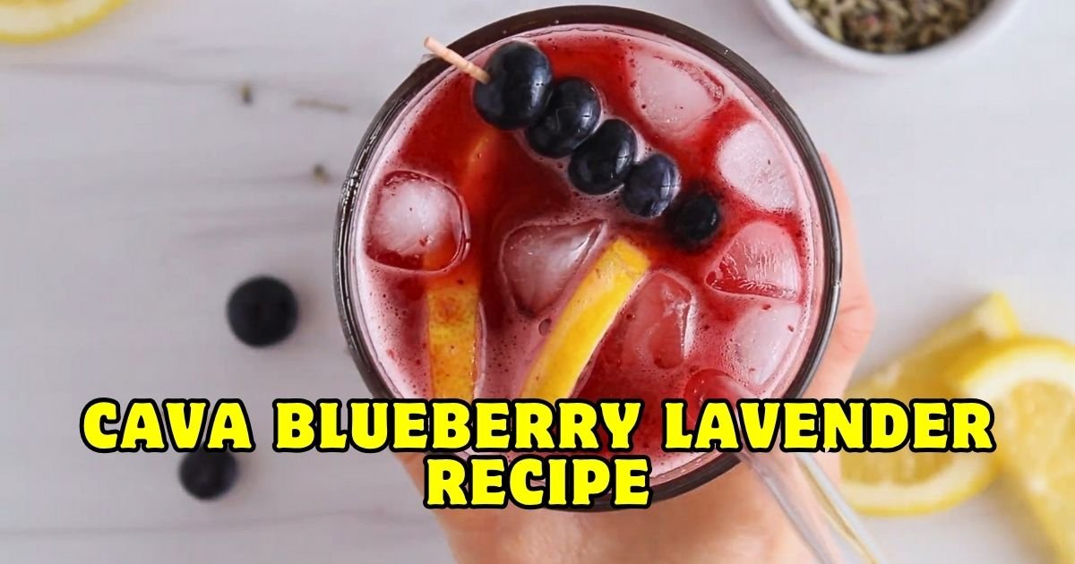 Cava Blueberry Lavender Recipe