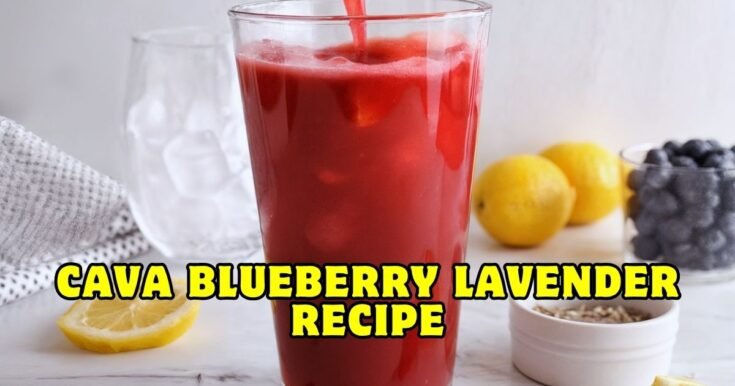 Cava Blueberry Lavender Recipe