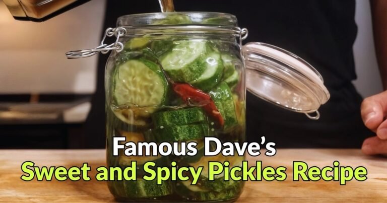 Famous Dave’s Sweet and Spicy Pickles Recipe