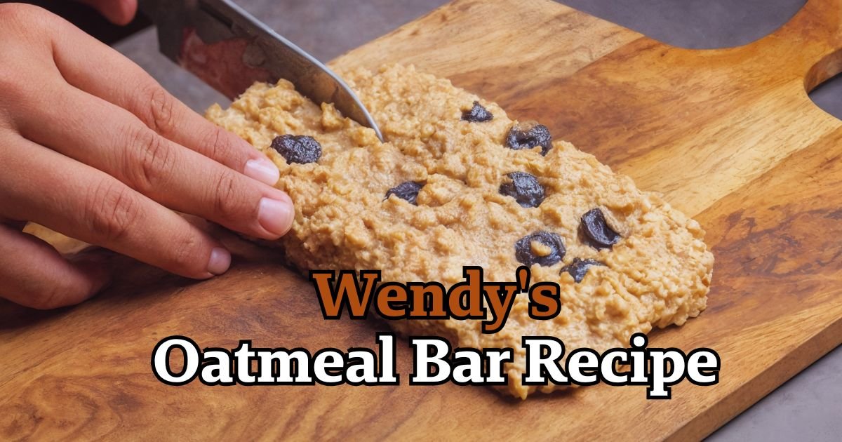 Wendy's Oatmeal Bar Recipe